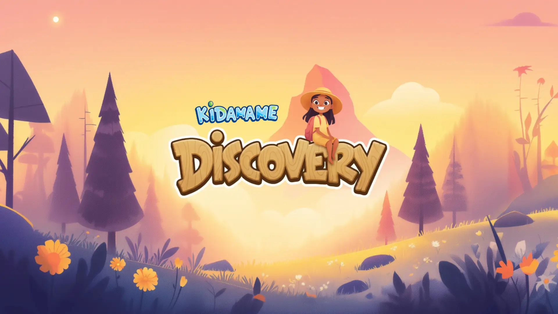 A wildlife educational app screenshot in the Alps.